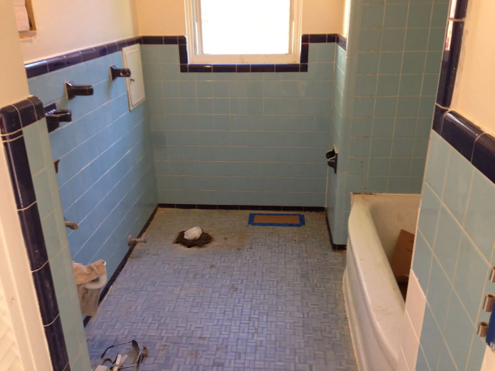 Bathroom project in progress by Detroit Bath Remodelers
